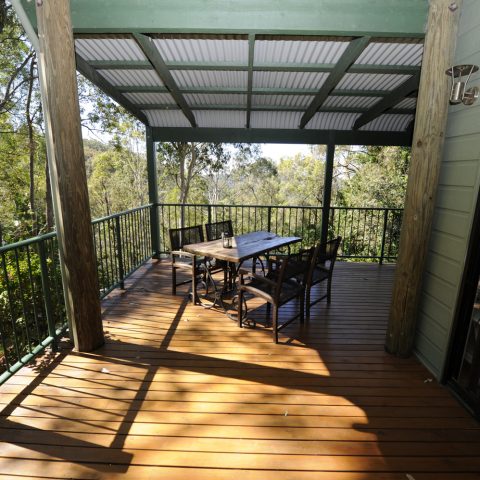 Private and secluded Verandah