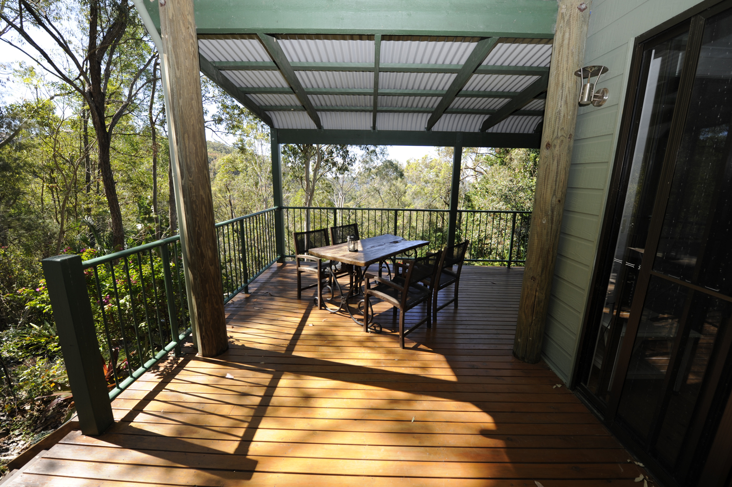 Private and secluded Verandah